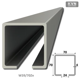 C profil 70x70x4 mm, pozinkovaný