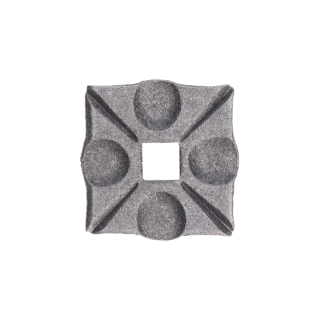 Patka 54 x 54 x 6 mm, otvor 12,5 x 12,5 mm
