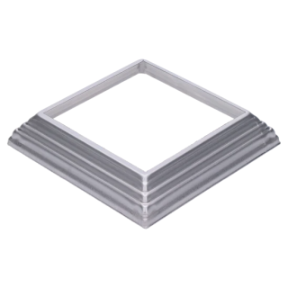 Krytka plechová, 142 x 142 x 29 mm, díra: 102 x 102 mm