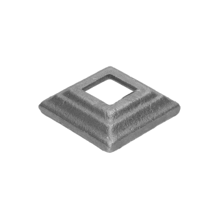 Krytka odlévaná, 80 x 80 mm, díra: 31 x 31 mm