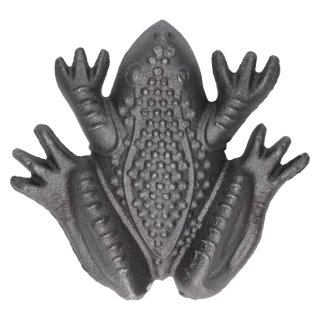 Dekorační prvek 95x100x8 mm - žába, odlitek