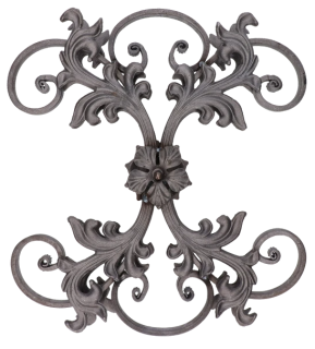 Kovářský ornament H 450 x L 405, 16x8 mm