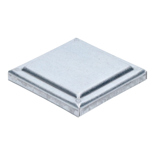 Stříška plechová plochá, pozinkovaná, 100x100x1,5 mm