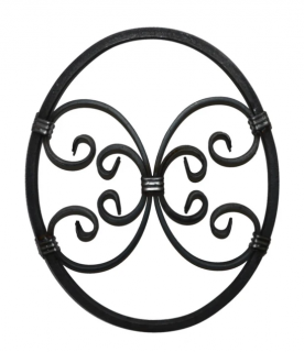 Ornament 375x300 mm, hladký profil 12x12 mm/ 12x6 mm