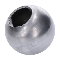 Koule dutá ø 120 mm, otvor ø 63 mm, tloušťka stěny 3mm