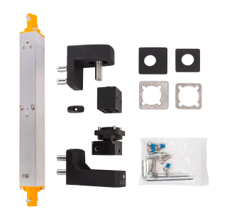LOCINOX® INTERIO - zabudovaný hydraulický zavírač pro křídlové vrata do 150kg / 1,5m, otevíratelný do 125°