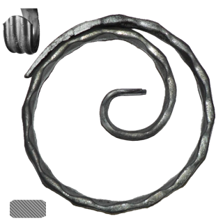 Kruh ø100 mm, 12 x 6 mm, zdobený