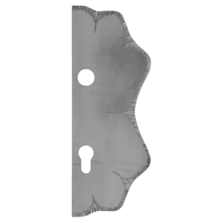 Štítek s otvory H 260xL95mm,rozteč děr 90mm,hr.3mm