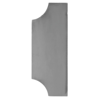 Štítek bez otvor¨ H 275 x L 107 mm, hr. 3 mm