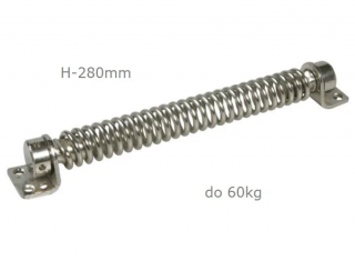 Dverový pružinový zatvárač H - 280mm, max. hmotnosť dverí 60kg